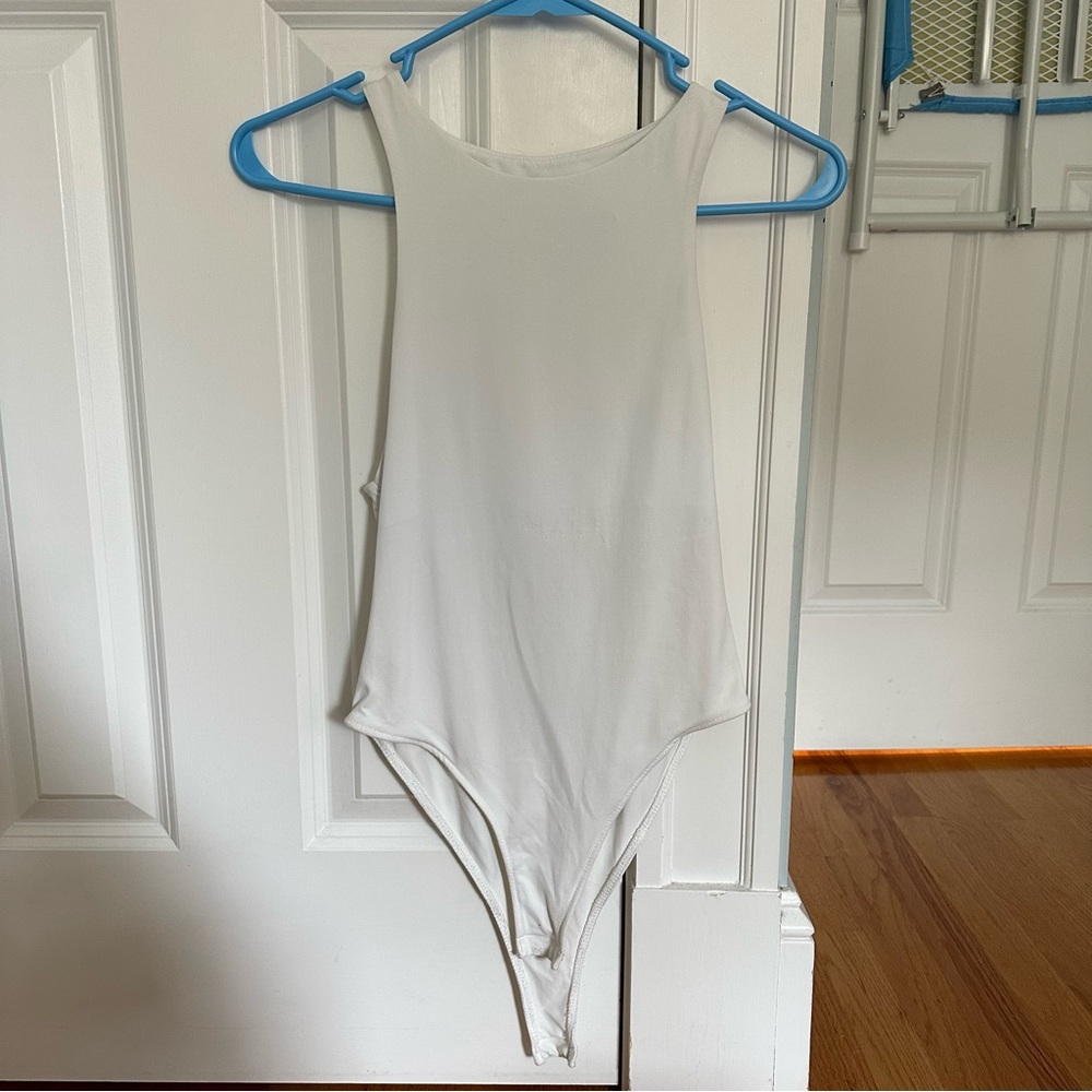 Zara white tank bodysuit